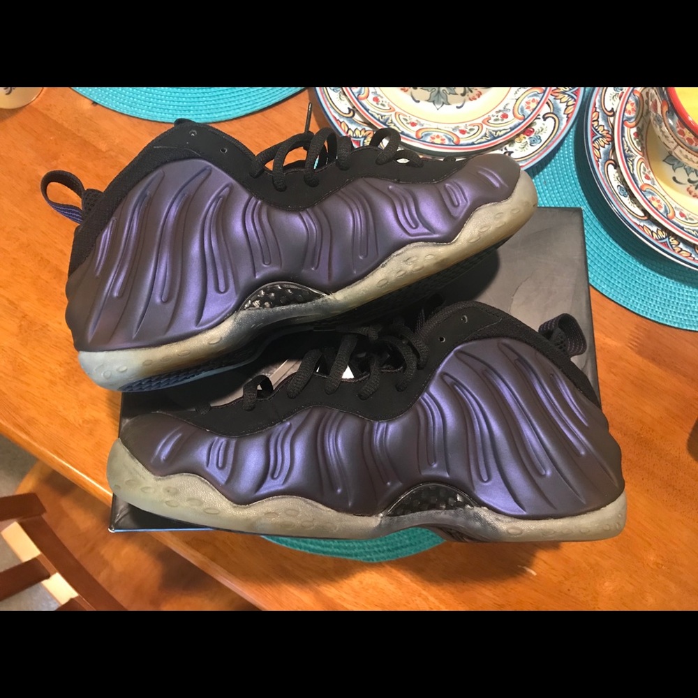 Foamposite “eggplants”